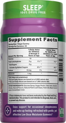 Nature's Truth Melatonin 1 mg Gummies - 60 Count - Image 2