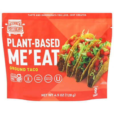 RollinGreens Plant Based Meat Ground Taco - 4.5 Oz - Image 3