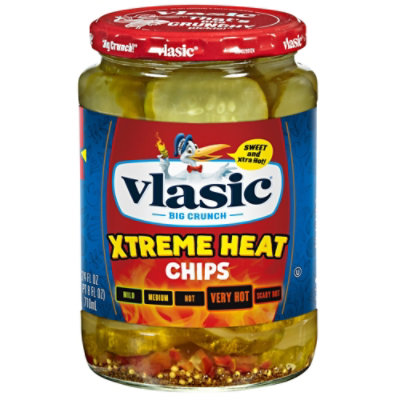 Vlasic Xtreme Heat Pickle Chips - 24 Fl Oz - Image 1