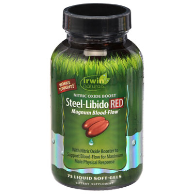 Irwin Naturals Steel Libido RED - 75 Count - Image 1