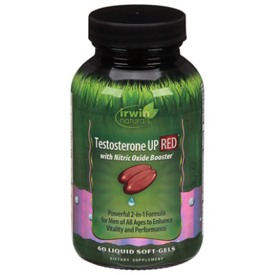 Irwin Naturals Testosterone UP Red - 60 Count - Image 3