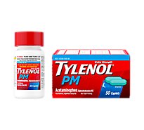 Tylenol PM Extra Strength Pain Reliever And Sleep Aid Caplets - 50 Count
