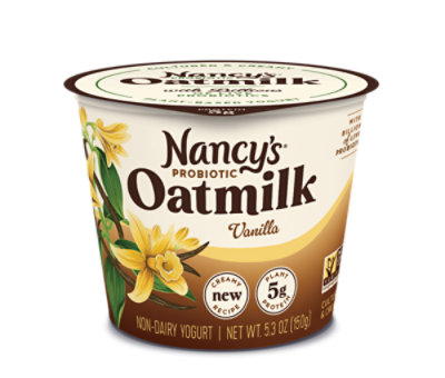 Nancy's Probiotic Oatmilk Vanilla Yogurt - 5.3 Oz. - Image 1