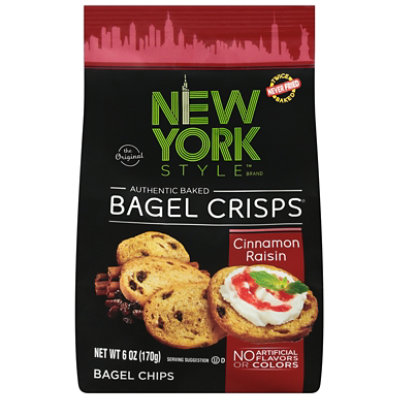 New York Style Bagel Crisps Cinnamon Raisin - 6 OZ - Image 1