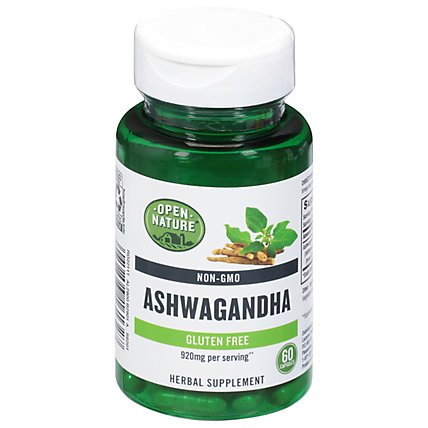 Open Nature Ashwagandha Herbal Supplement 920 Mg - 60 Count - Image 3