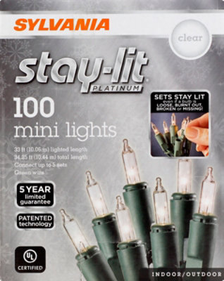 Inl 100ct Stay Lit Mini Clear - EA - Image 2