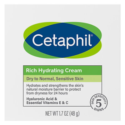 Cetaphil Rich Hydrating Cream - 1.7 OZ - Image 1