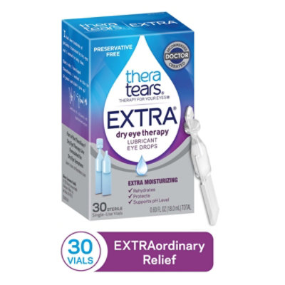 TheraTears EXTRA Dry Eye Therapy Vials - 30 Count - Image 1