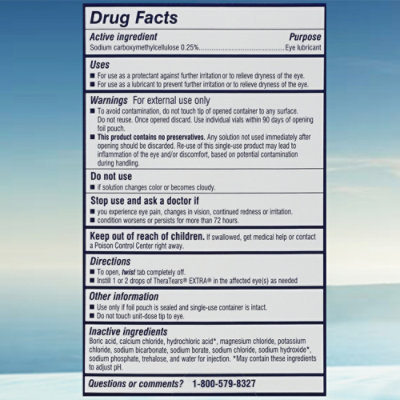 TheraTears EXTRA Dry Eye Therapy Vials - 30 Count - Image 4