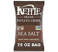Kettle Foods Sea Salt Kettle Chips - 7.5 Oz