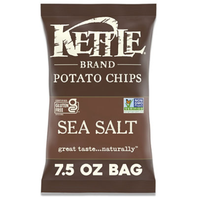 Kettle Foods Sea Salt Kettle Chips - 7.5 Oz