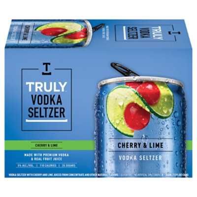 Truly Vodka Seltzer Cherry And Lime Cans - 8-12 Fl. Oz. - Image 3