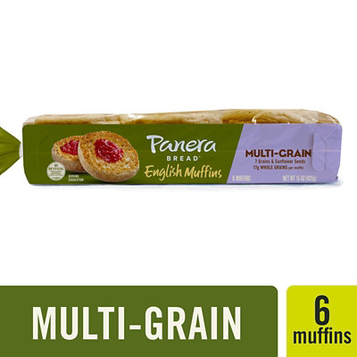 Panera Bread Multigrain English Muffin 15 OZ Safeway