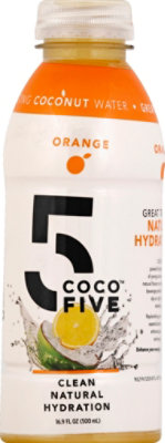 Coco5 Citrus Splash Coconut Water - 16.9 Oz - Image 1