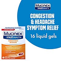 Mucinex Fastmax Congestion & Headache - 16 Count - Image 1