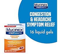 Mucinex Fastmax Congestion & Headache - 16 Count