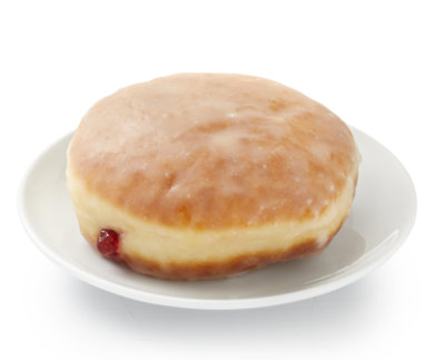 Glazed Bismark Raspberry Fill Donut Each (available between 6 AM to 2