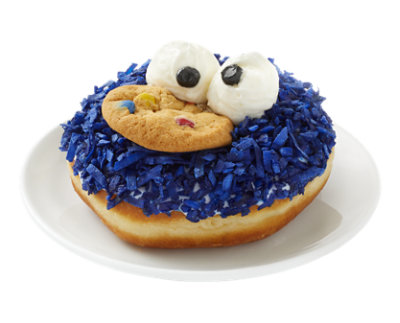 Cookie Monster Donut - Each (available between 6 AM to 2 PM) - Image 1