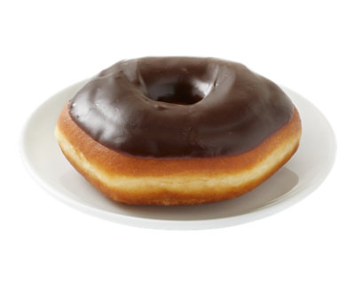 Chocolate Iced Donut - Each (available between 6 AM to 2 PM) - Image 1