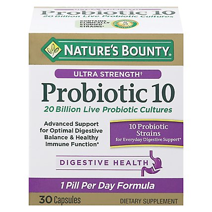 Nature's Bounty Probiotic 10 - 30 Count - Image 3