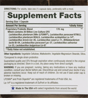 Nature's Bounty Probiotic 10 - 30 Count - Image 4