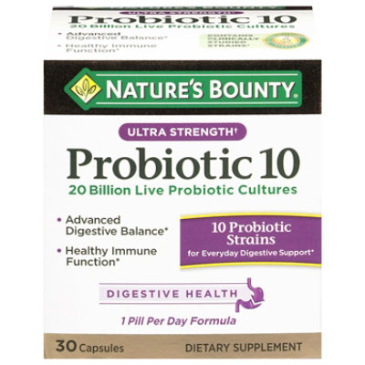 Nature's Bounty Probiotic 10 - 30 Count - Image 1