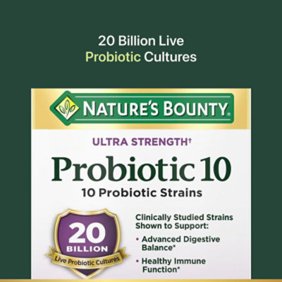 Nature's Bounty Probiotic 10 - 30 Count - Image 3