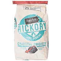 Signature Select Hickory Charcoal Briquets - 14.6 LB - Image 2