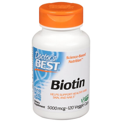 Doctor's Best Biotin 5000 Mcg - 120 Count - Image 3