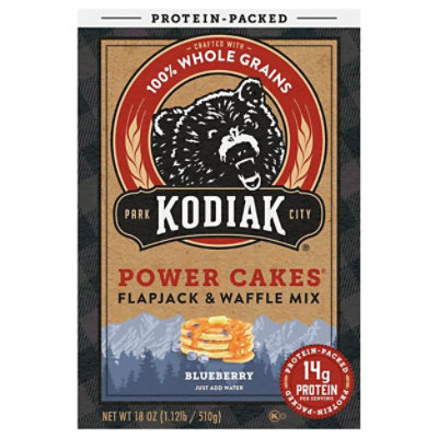 Kodiak Blueberry Flapjack & Waffle Mix Box - 18 Oz - Image 3