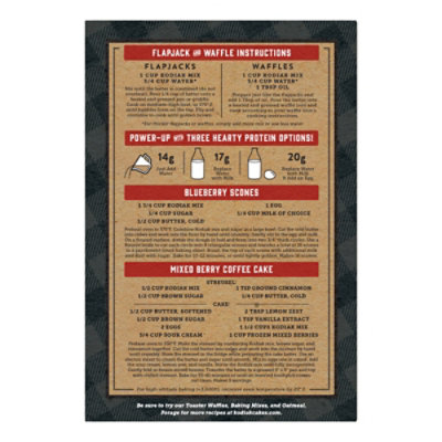 Kodiak Blueberry Flapjack & Waffle Mix Box - 18 Oz - Image 5