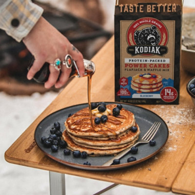 Kodiak Blueberry Flapjack & Waffle Mix Box - 18 Oz - Image 2