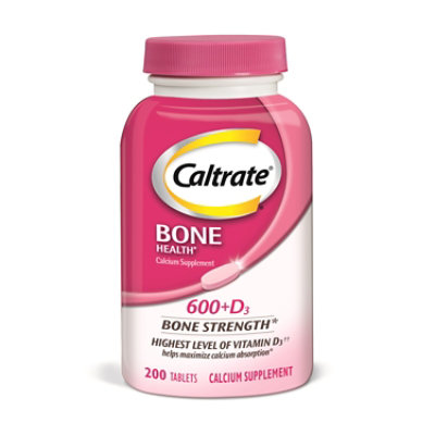 Caltrate Bone Health 600 Plus D3 Calcium Tablets 20 Count starmarket