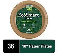 Dixie Ecosmart Plate 10 1/16 In 36 Count Family Pack - 36 CT