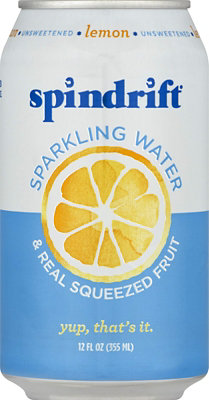 Spindrift Lemon Sparkling Water Can - 12 Fl. Oz - Image 4