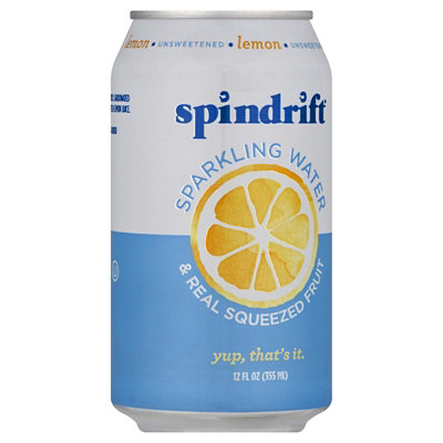 Spindrift Lemon Sparkling Water Can - 12 Fl. Oz - Image 3