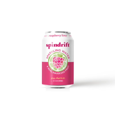 Spindrift Raspberry Lime Sparkling Water Can - 12 Fl. Oz. - Image 1