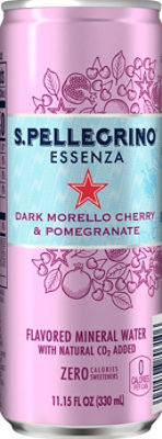 San Pellegrino Essenza Cherry Pomegrante Mineral Water Can - 11.15 Fl. Oz. - Image 2