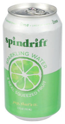 Spindrift Lime Sparkling Water Can - 12 Fl. Oz. - Image 8