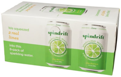 Spindrift Lime Sparkling Water Can - 12 Fl. Oz. - Image 5