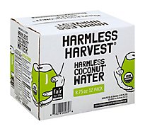 Harmless Harvest Organic Coconut Water - 12-8.75 Fl. Oz.