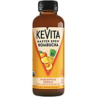 KeVita Master Brew Pineapple Peach Kombucha - 6-15.2 Fl. Oz. - Image 1