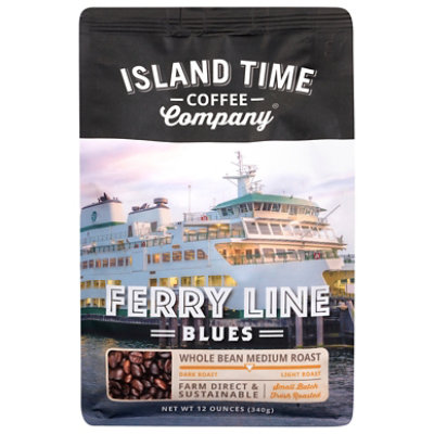Island Time Coffee Company Ferry Line Blues Coffee - 12 Fl. Oz. - Image 1