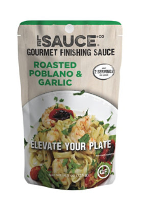 Le Sauce & Co. Roasted Poblano & Garlic Gourmet Finishing Sauce – 4.5 oz - Image 2