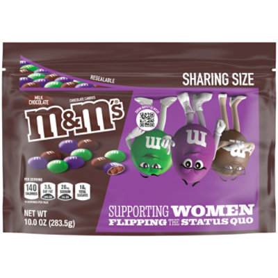 M&M'S Party Size Limited Edition Peanut Milk Chocolate Candy featuring  Purple Candy Bulk Bag, 38 oz - Baker's