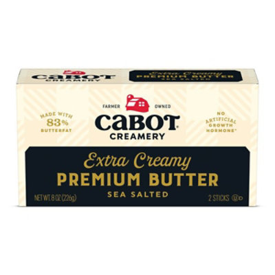 Cabot Premium Butter With Sea Salt - 8 OZ - Starmarket