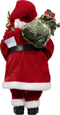 Signature SELECT 18 Inch Velvet Santa Figurine - Each - Image 3