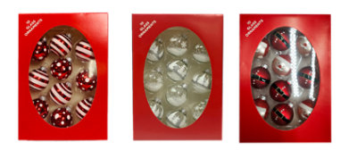 Signature SELECT Glitter Glass Ornaments 10 Count - Each - Image 1