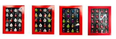 Signature SELECT Mini Glass Ornaments 20 Count - Each - Image 1