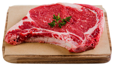 USDA Choice Beef Rib Steak Bone-in from Ranches in the Pacific Northwest - 1.25 lbs. - Image 1